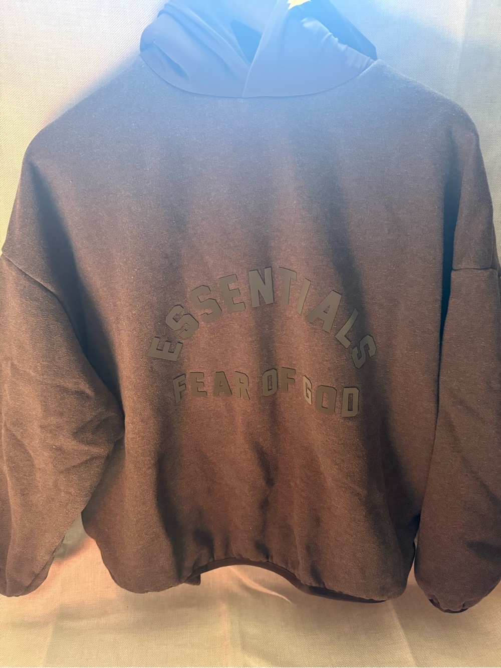 Fear of God ESSENTIALS Brown Crewneck Sweatshirt